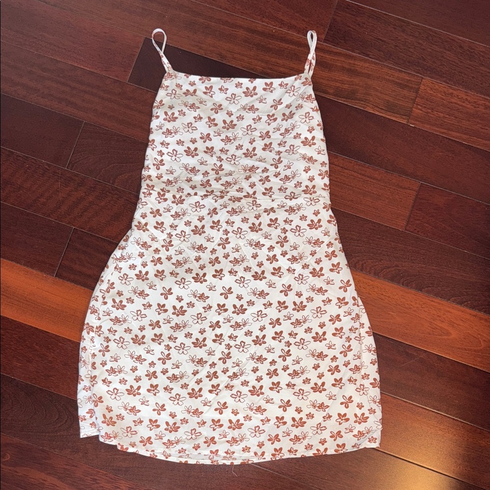 Kendall & Kylie open back mini dress